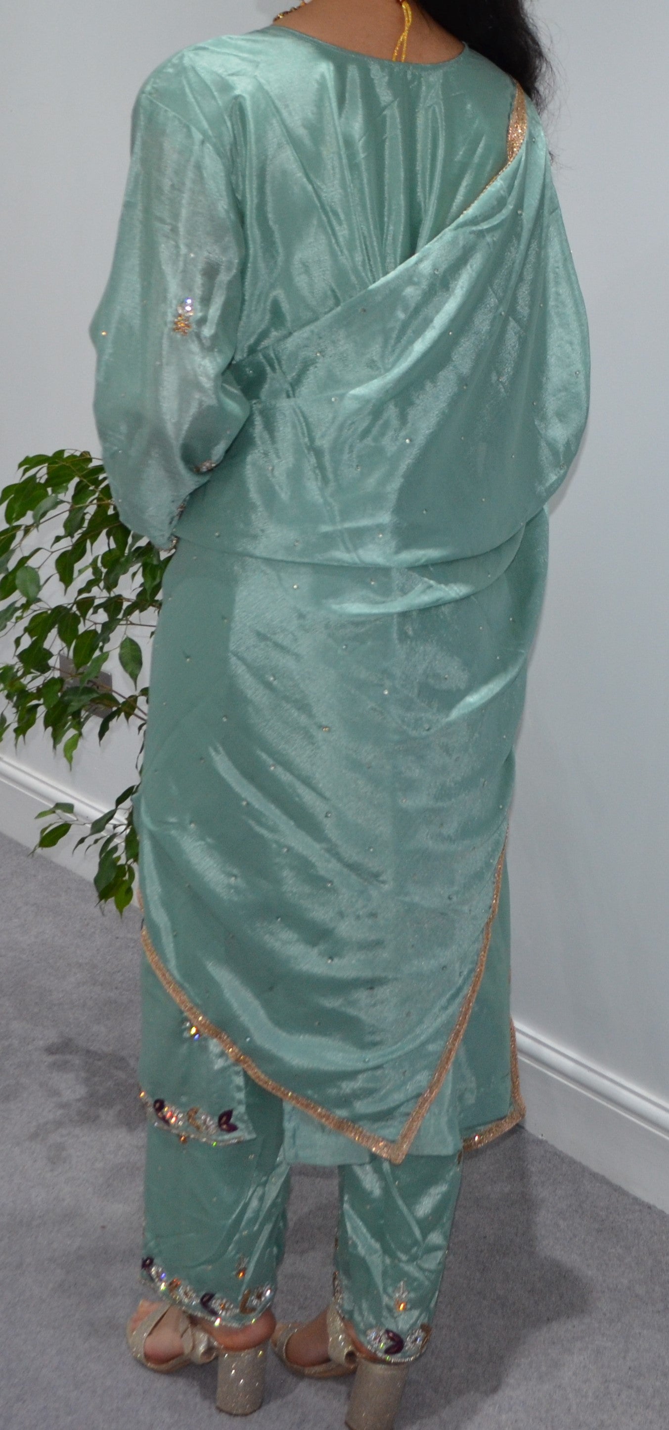 Mint Green Womens Shalwar Kameez set