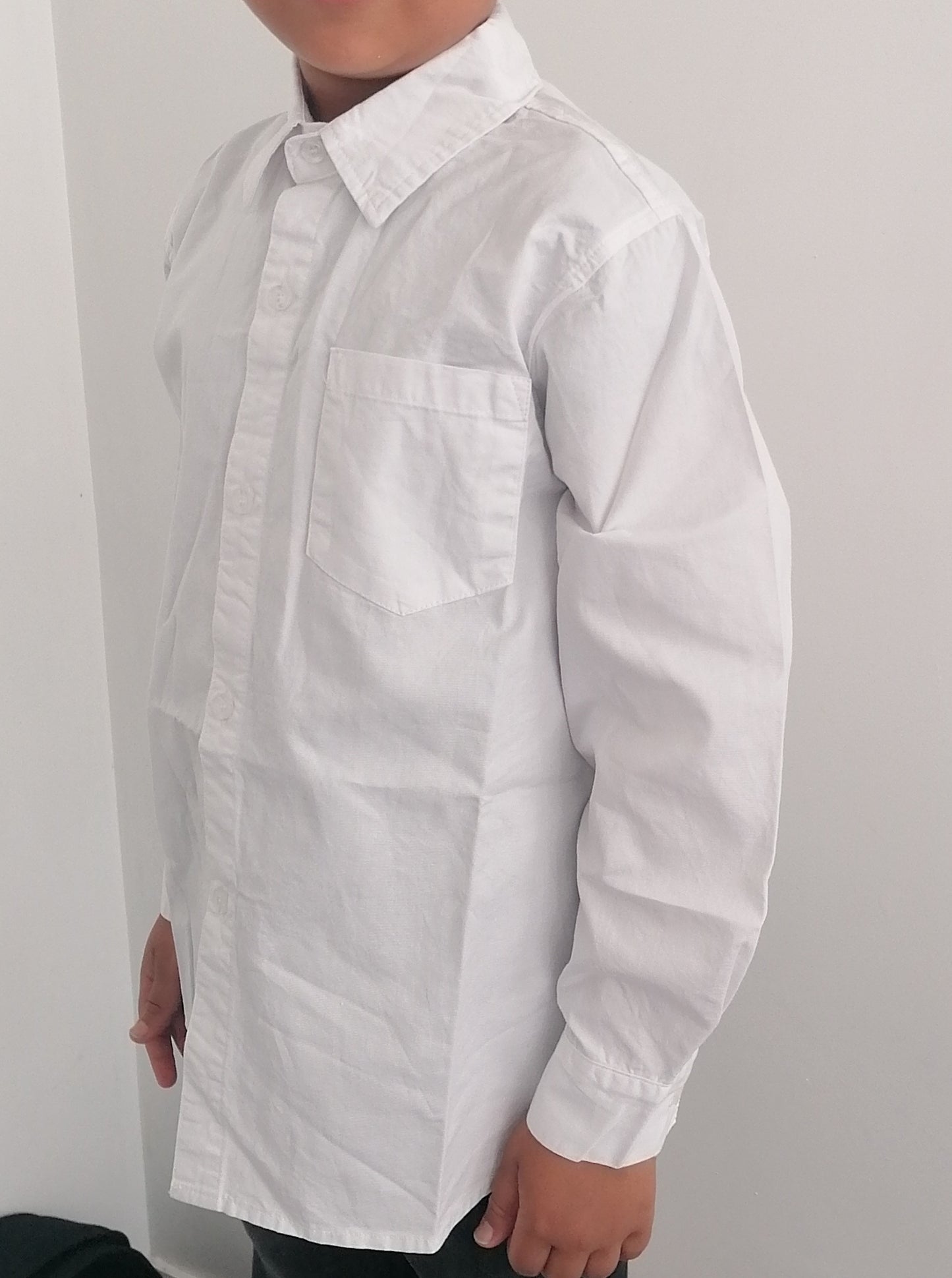 Boys White shirt Age 7