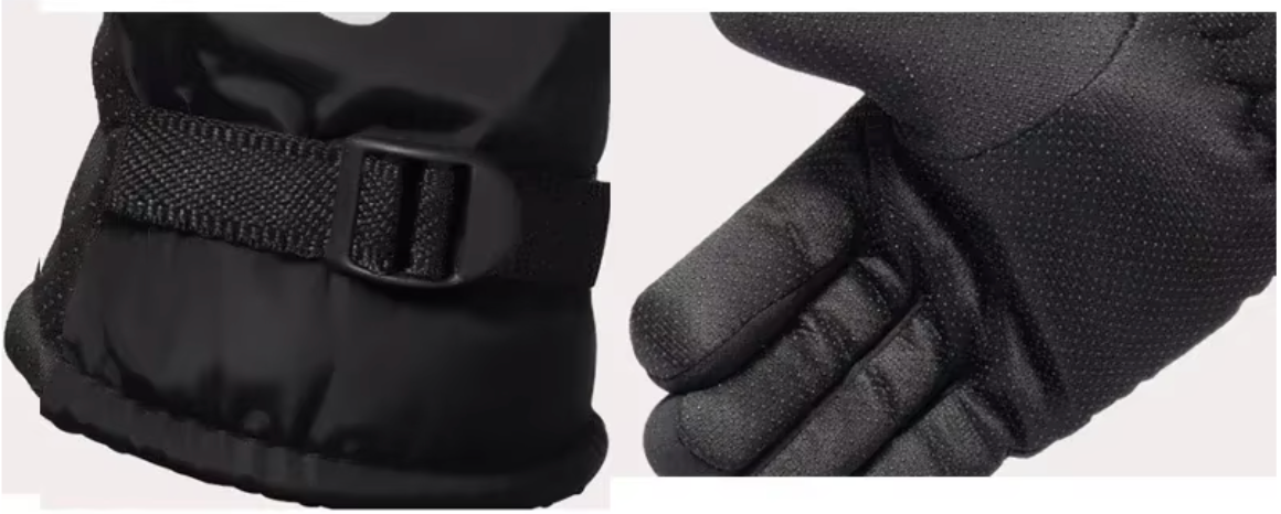 New Black Warm Winter Gloves