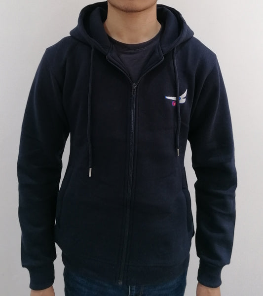 Mens Navy blue Pigeonbox hoodie