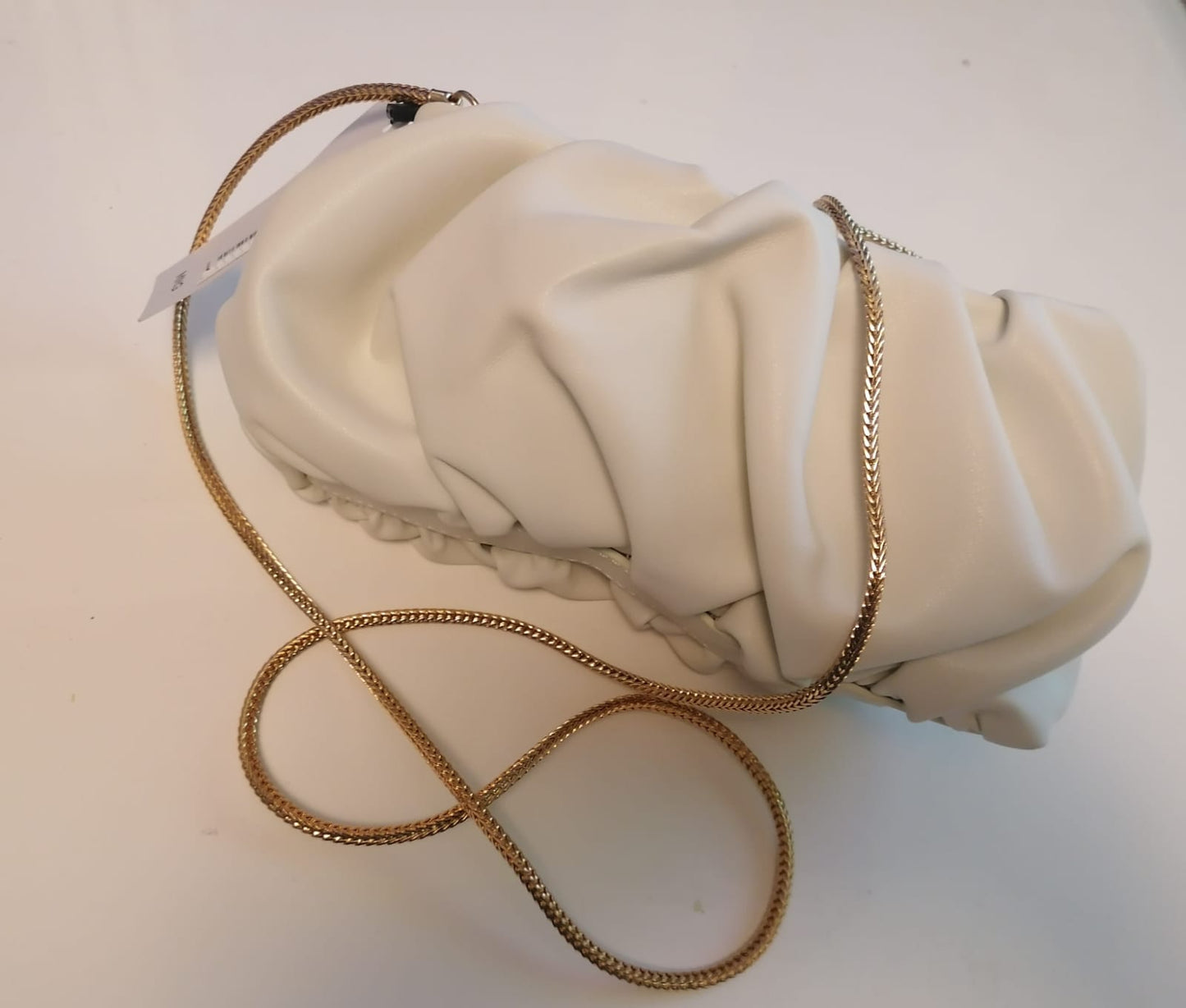 Ladies white handbag/clutch