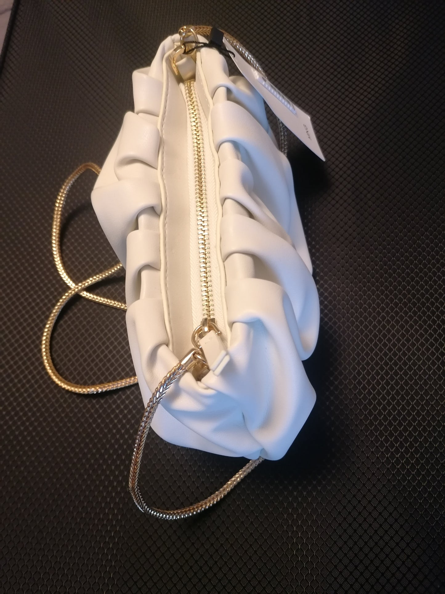 Ladies white handbag/clutch