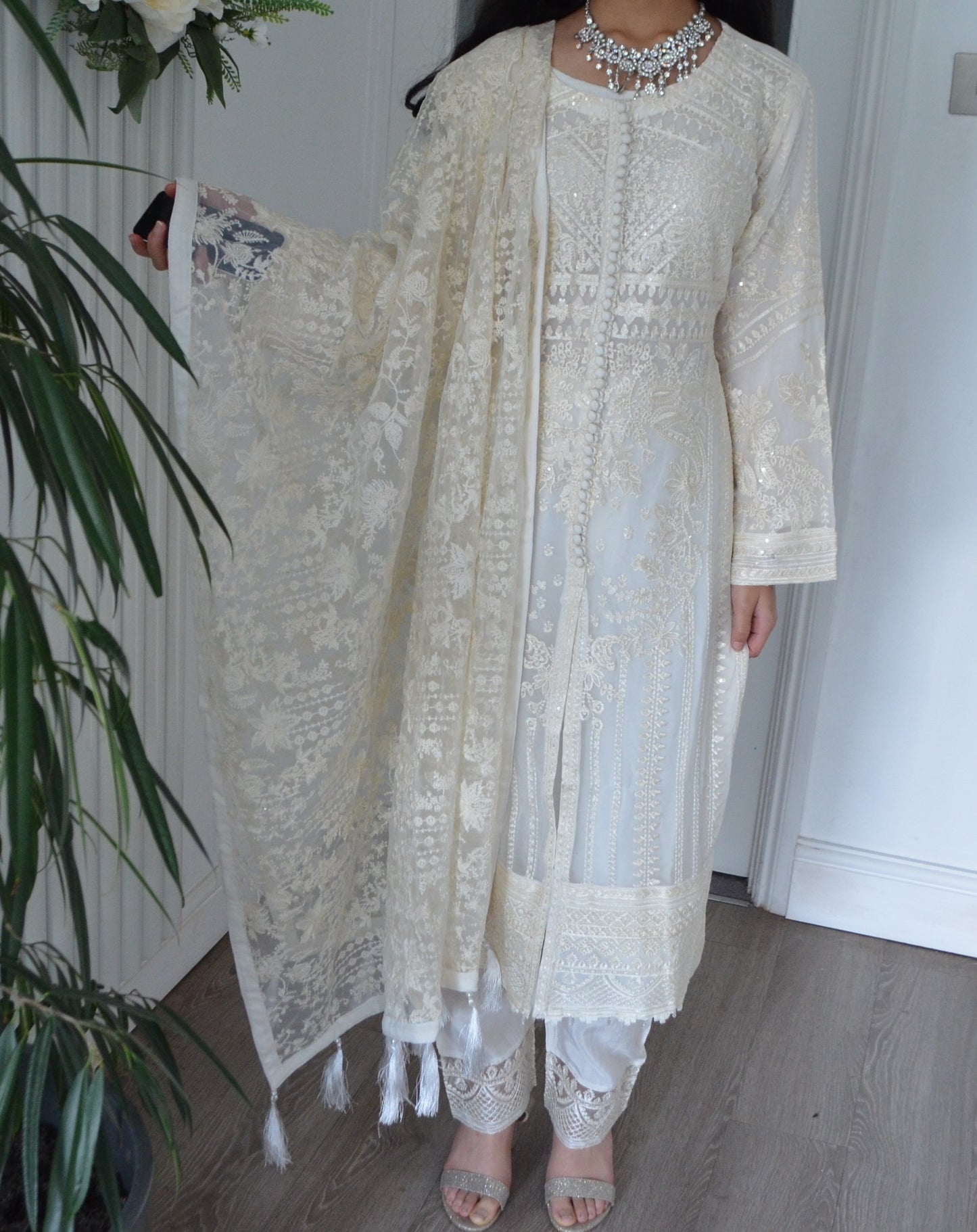 Beautiful Chiffon Kameez set